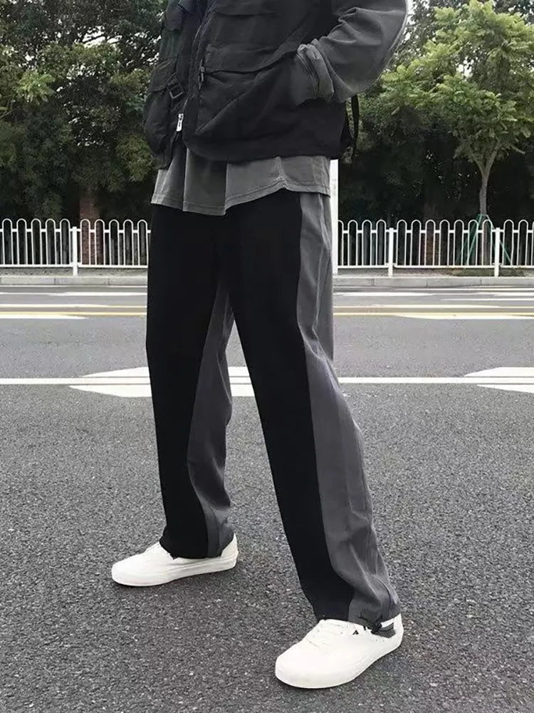 Men'S Contrast Drawstring Joggers sold by Oeyes product image thumbnail 2