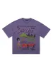 Casual Cartoon Print Washed T-Shirt sold by Oeyes