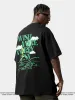 Men'S Back Print Cotton T-Shirts sold by Oeyes