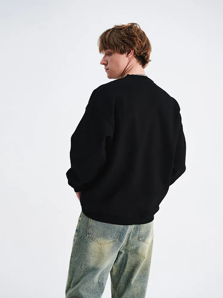 Casual Letter Print Pullover Hoodie sold by Oeyes product image thumbnail 3