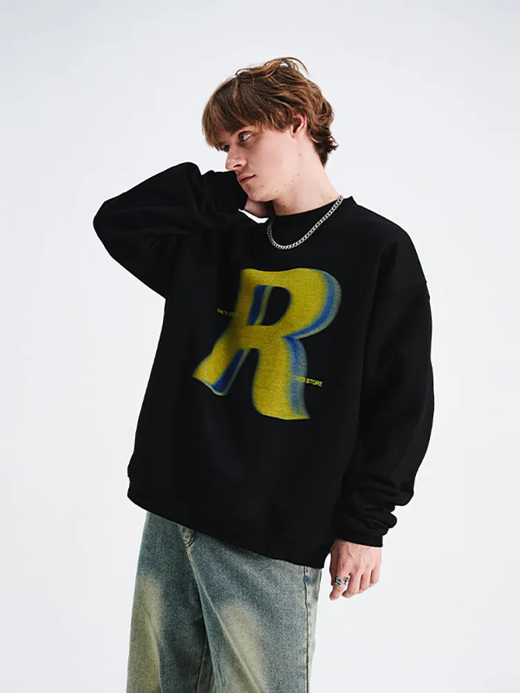 Casual Letter Print Pullover Hoodie sold by Oeyes product image thumbnail 2