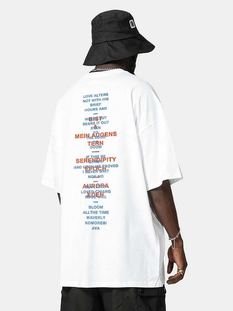 Men'S Cotton Letter Tees sold by Oeyes