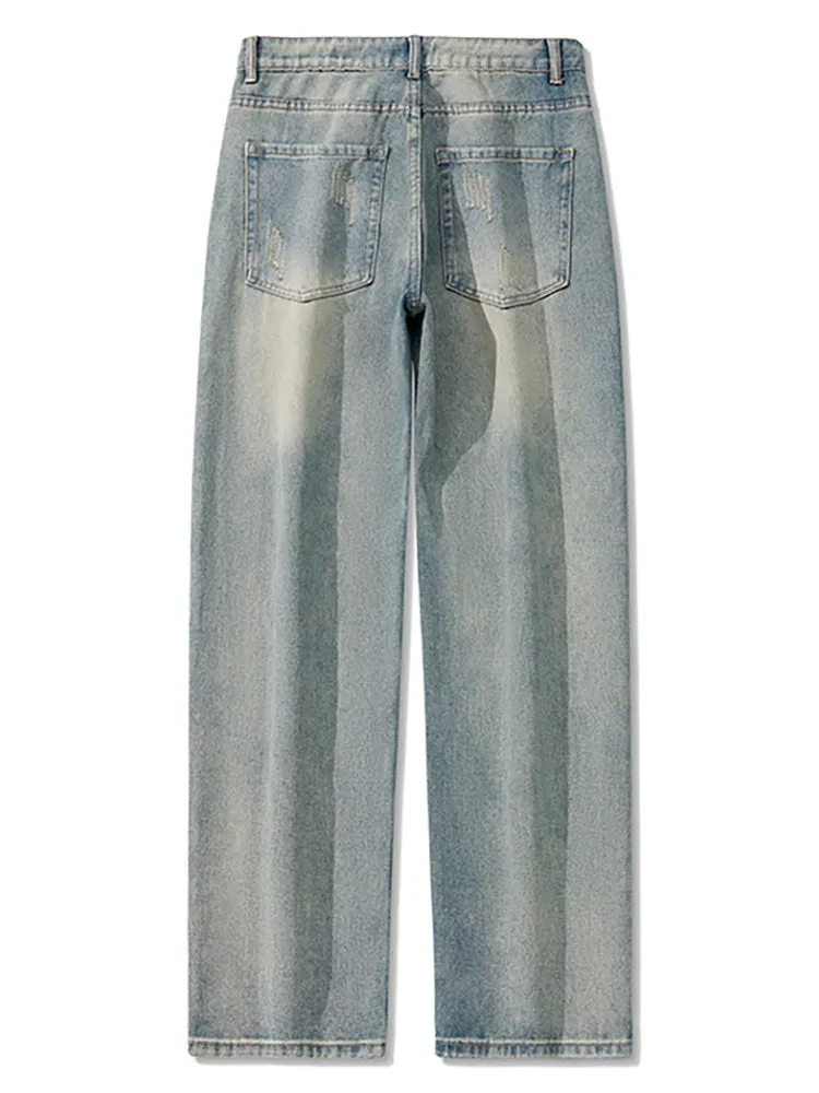 Retro Ripped Patched Jeans sold by Oeyes product image thumbnail 5