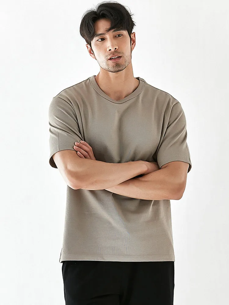 Men'S Vintage Solid Crew Neck T-Shirts sold by Oeyes product image thumbnail 2