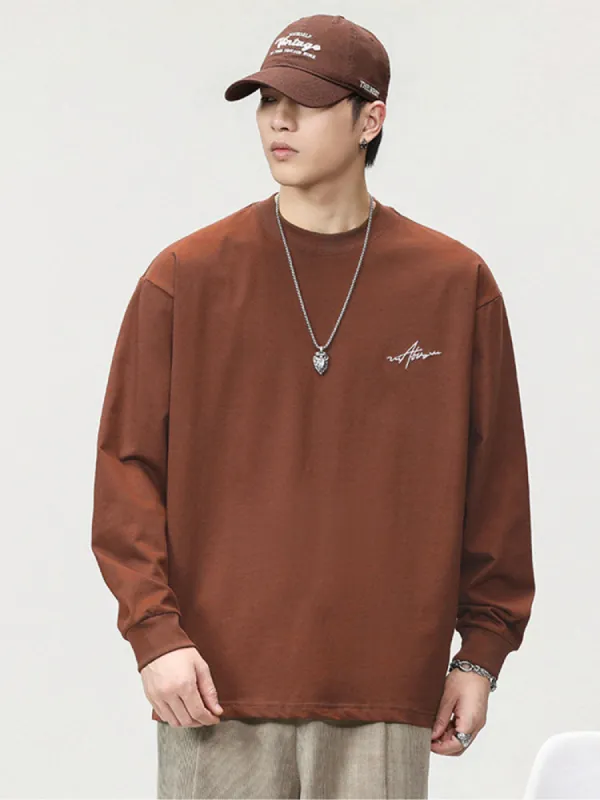 Men's Essential Long-Sleeve T-Shirt sold by Oeyes