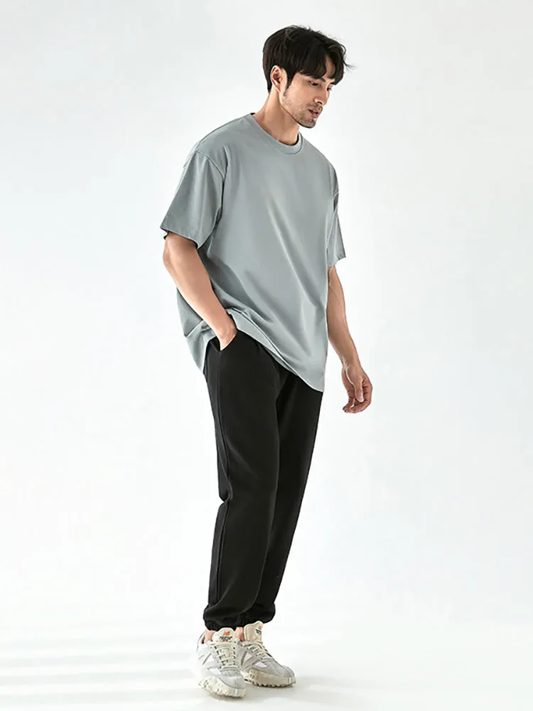 Men'S Solid Dropped Shoulder T-Shirts sold by Oeyes product image thumbnail 5
