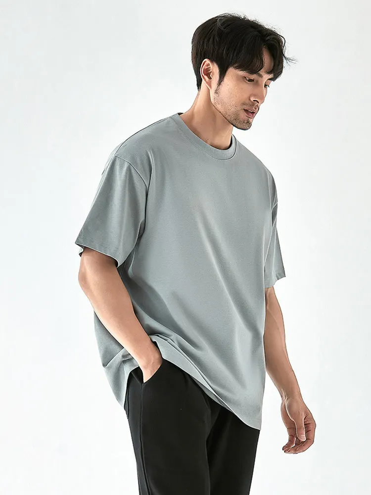 Men'S Solid Dropped Shoulder T-Shirts sold by Oeyes product image thumbnail 3