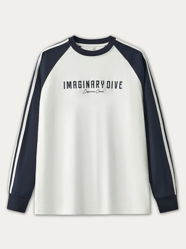 Casual Striped Contrast Color Hoodie sold by Oeyes