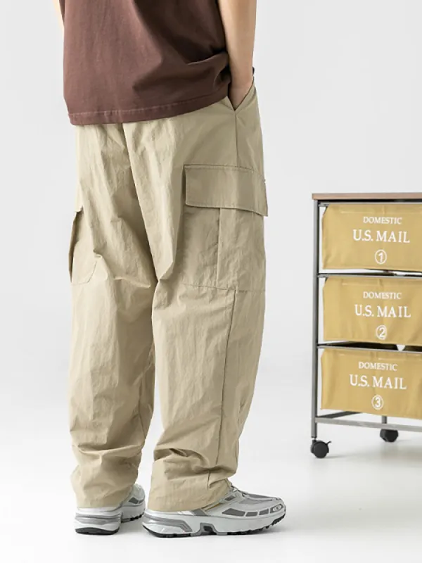 Outdoor Multi-Pocket Slacks Cargo Pants sold by Oeyes