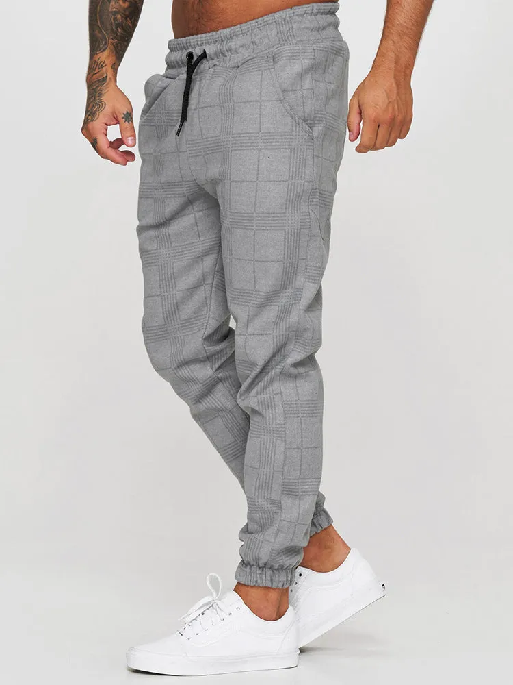 Print Plaid Casual Fitness Jogger sold by Oeyes product image thumbnail 4
