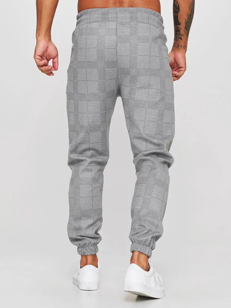 Print Plaid Casual Fitness Jogger sold by Oeyes product image thumbnail 5