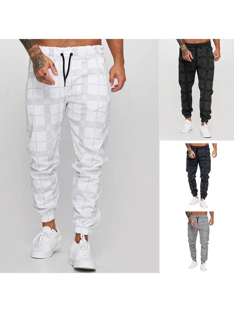 Print Plaid Casual Fitness Jogger sold by Oeyes product image thumbnail 2
