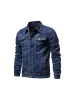 Men'S Slim Fit Denim Cardigan Jacket sold by Oeyes