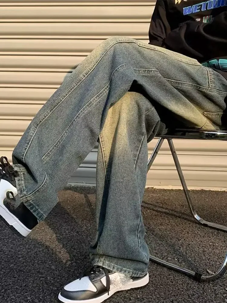 Men'S Retro Washed Jeans sold by Oeyes product image thumbnail 2