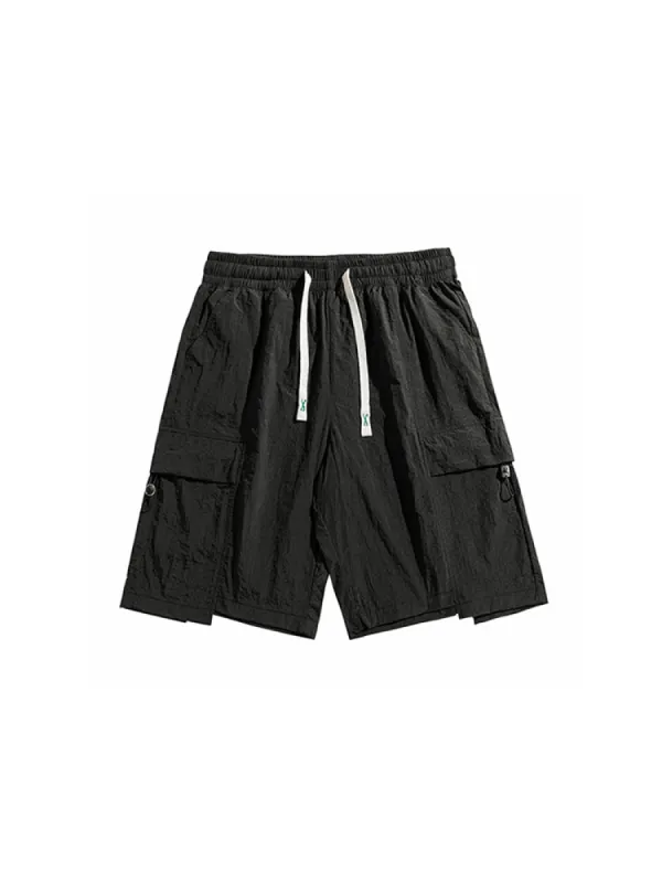 Men'S Straight Loose Cropped Shorts sold by Oeyes