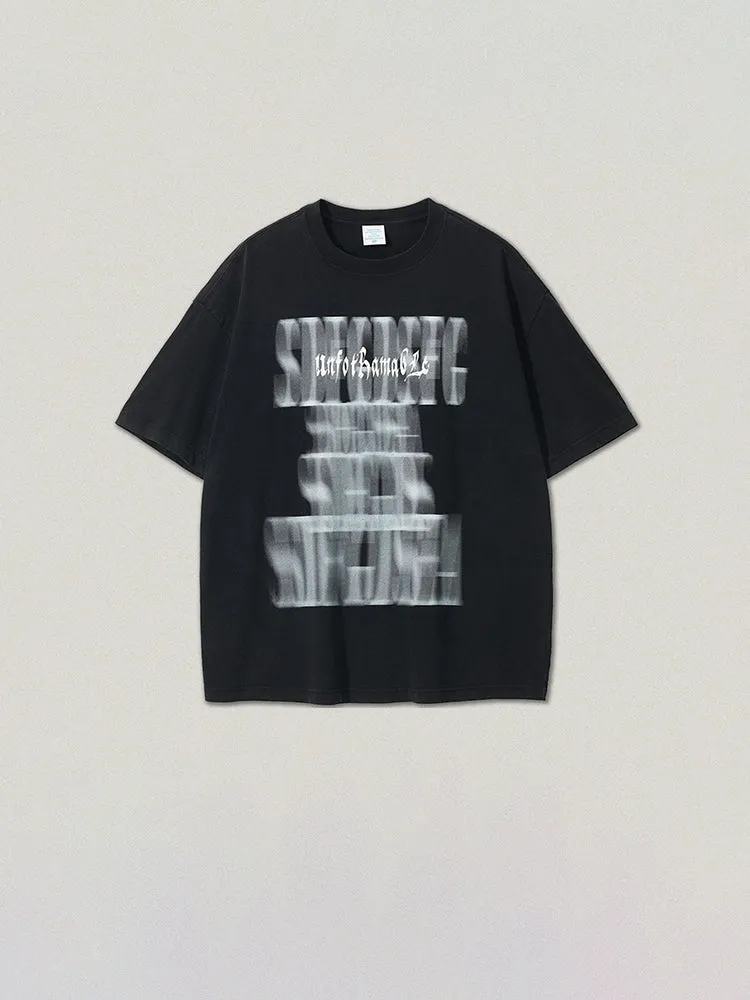 Men'S Letter Chest Print T-Shirts sold by Oeyes product image thumbnail 5