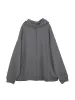 Casual Solid Color Zipper Brushed Coat sold by Oeyes