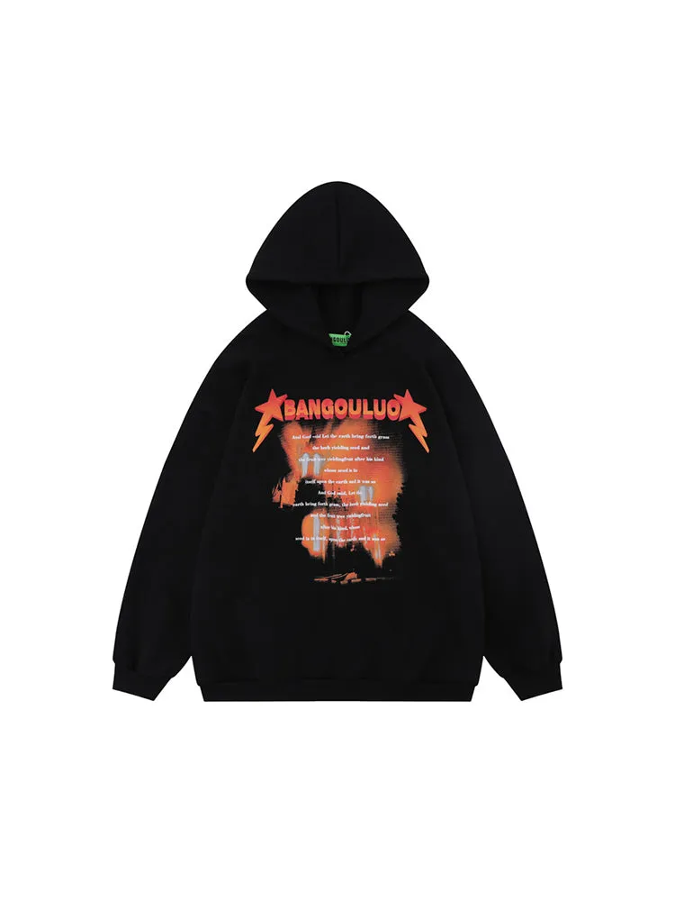 Flame Print Hoodies sold by Oeyes product image thumbnail 3