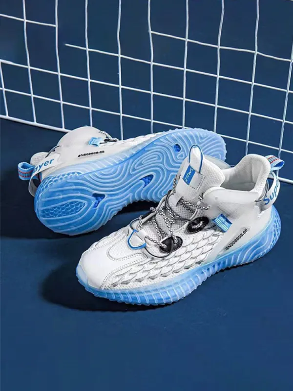 Men'S Fish Scale Fashion Casual Shoes sold by Oeyes