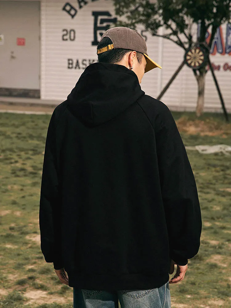 Men'S Retro-Styled Roomy Hoodies sold by Oeyes product image thumbnail 4