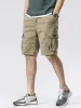 Men'S Solid Color Cargo Shorts sold by Oeyes