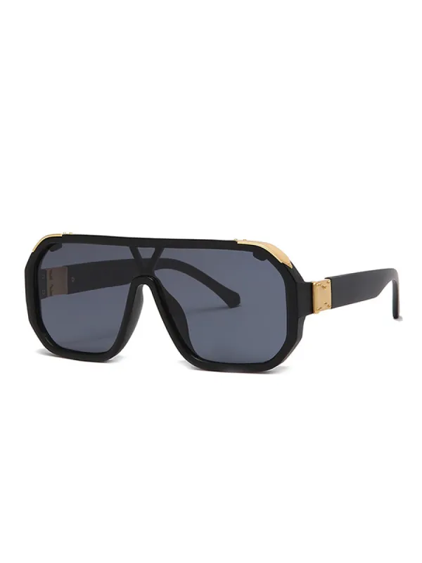 Square Frame UV400 Leopard Fashion Sunglasses sold by Oeyes