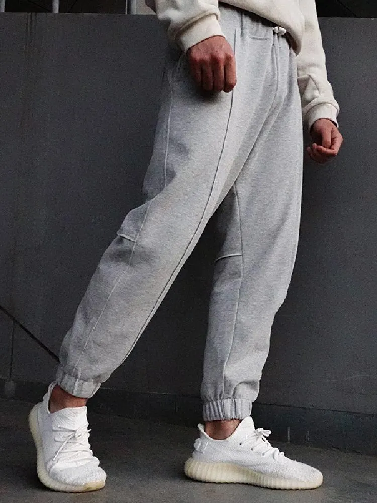 Solid Color All Matched Tie Feet Loose Fitting Jogger sold by Oeyes product image thumbnail 4