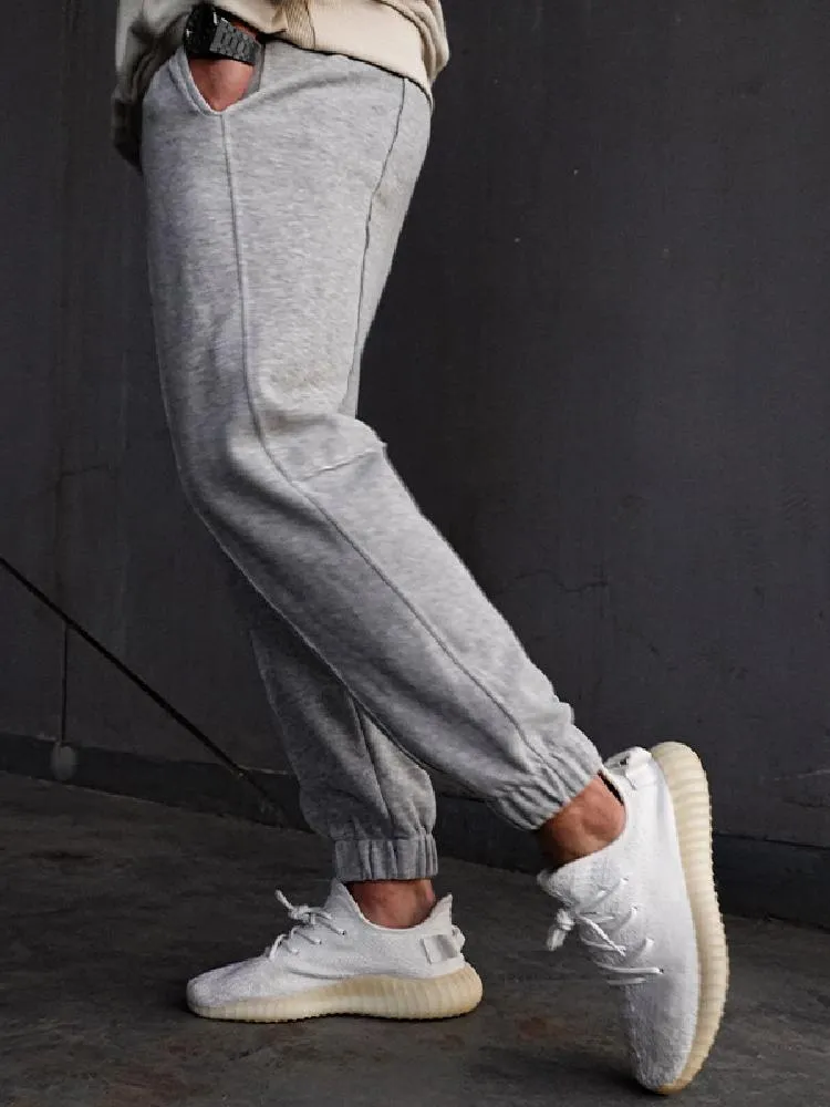 Solid Color All Matched Tie Feet Loose Fitting Jogger sold by Oeyes product image thumbnail 3