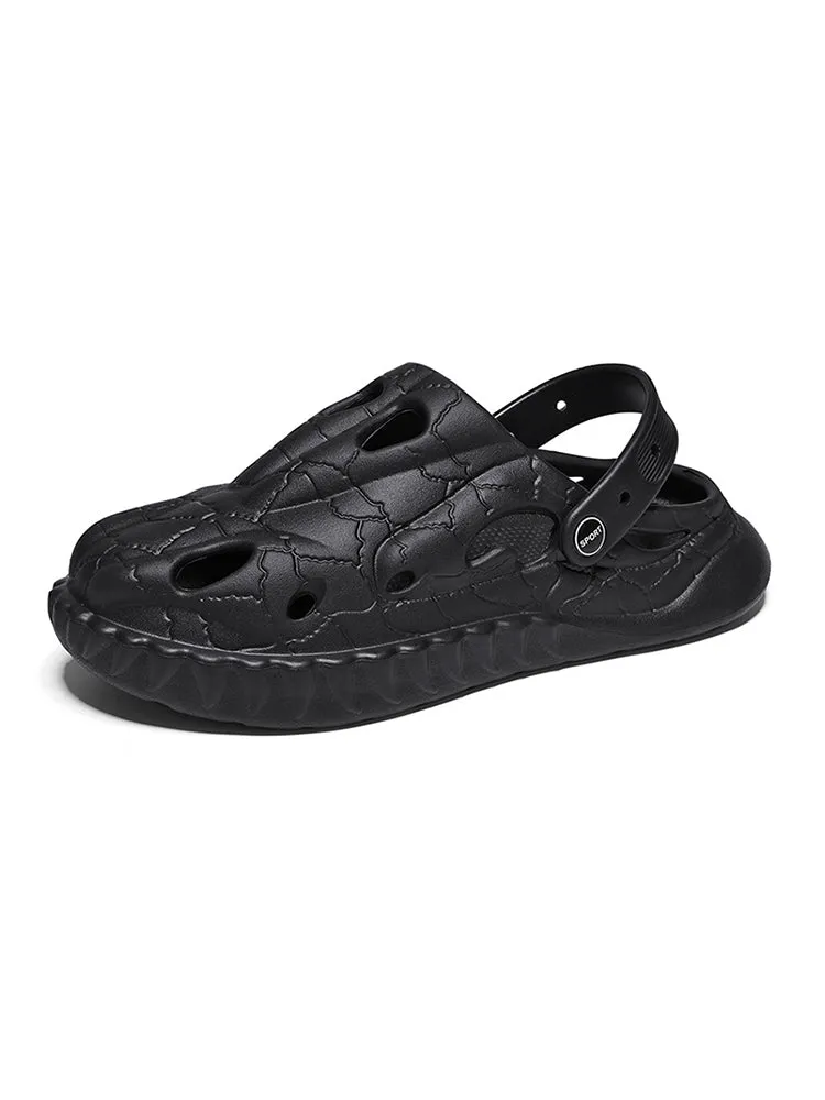 Men'S Solid Color Dinosaur Lightweight Soft Sole Slippers sold by Oeyes