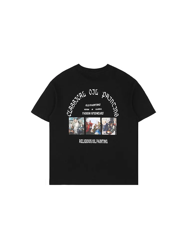 Men'S Artistic Print Tee sold by Oeyes product image thumbnail 4