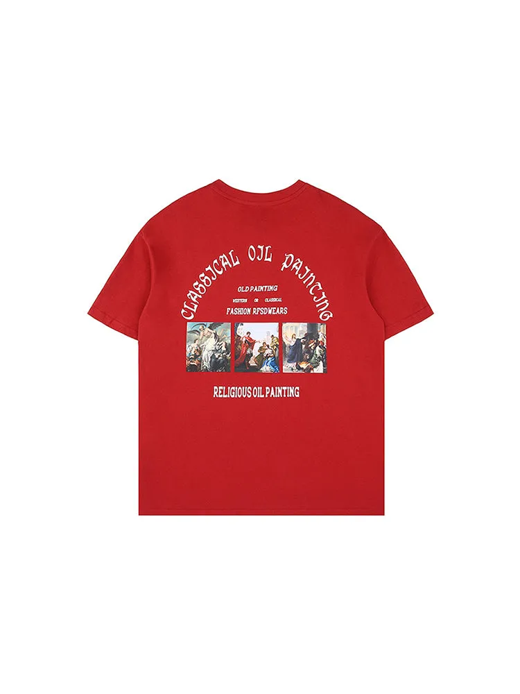 Men'S Artistic Print Tee sold by Oeyes product image thumbnail 3