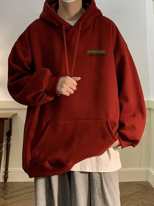 Men'S Retro Loose Oversize Padded Hoodie sold by Oeyes