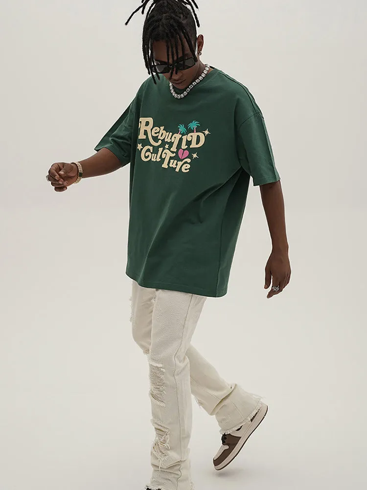 Men'S Foam Chest Letter Print T-Shirts sold by Oeyes product image thumbnail 4