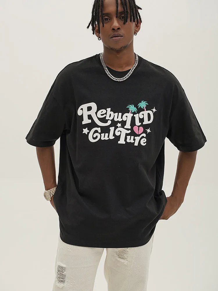 Men'S Foam Chest Letter Print T-Shirts sold by Oeyes product image thumbnail 2