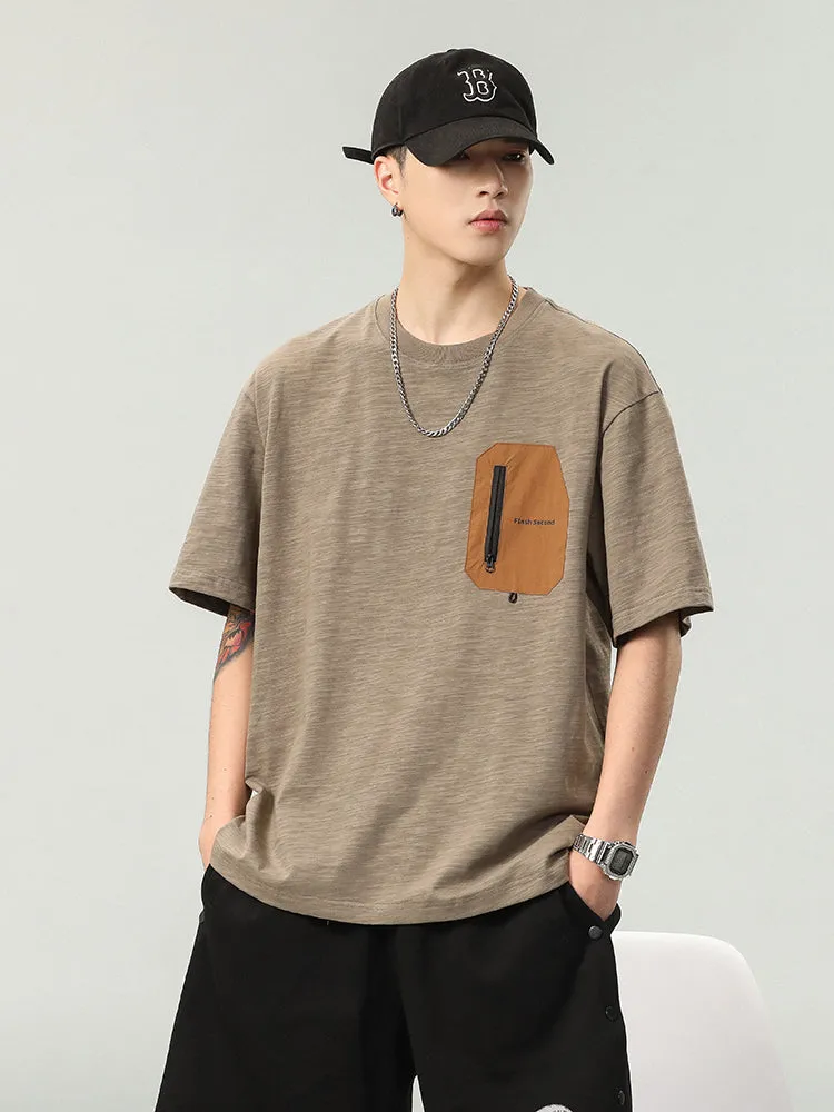 Sunsoaked Men'S Patch Tee sold by Oeyes product image thumbnail 2