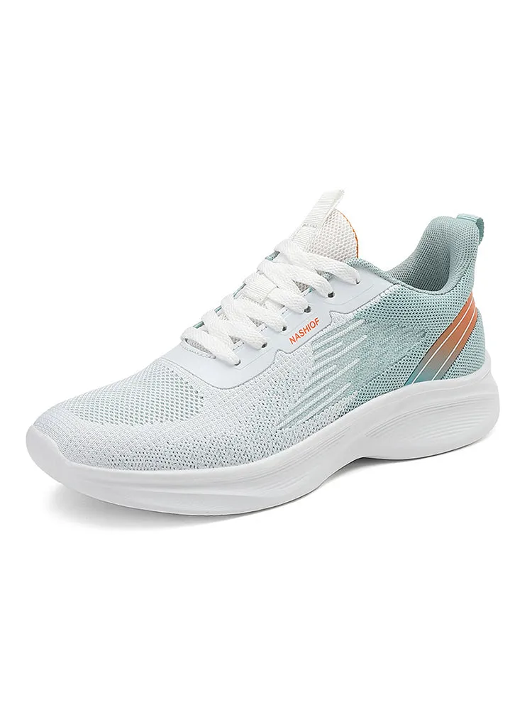 Gradient Color Woven Breathable Trendy Casual Shoes sold by Oeyes