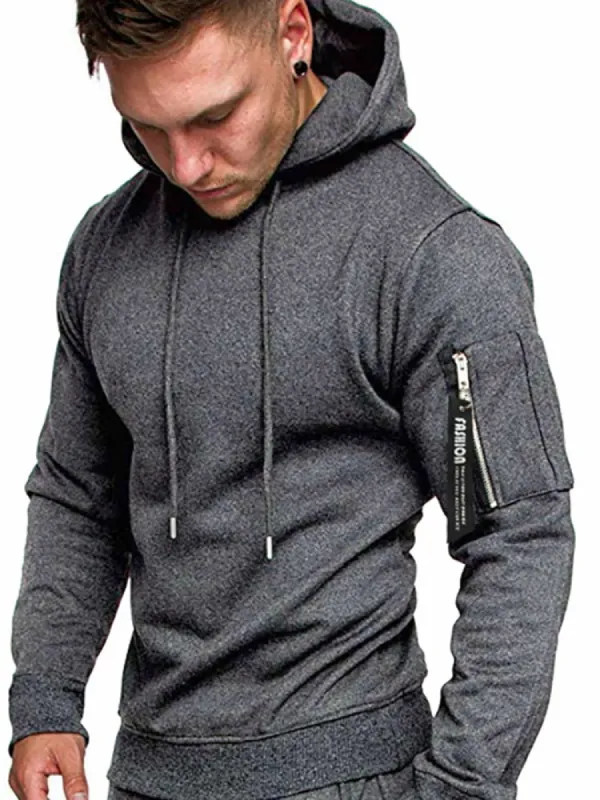 Drawstring Print Camouflage Hoodie sold by Oeyes