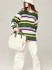 Men'S Stripes Cotton Long-Sleeved T-Shirts sold by Oeyes