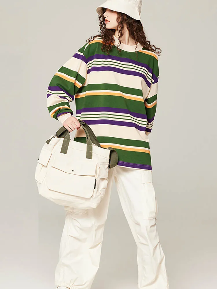 Men'S Stripes Cotton Long-Sleeved T-Shirts sold by Oeyes product image thumbnail 5
