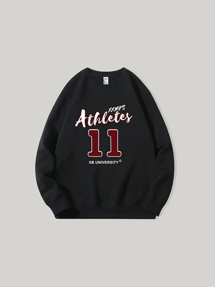 Men'S Round-Neck Loose-Fit Sweatshirt sold by Oeyes product image thumbnail 3