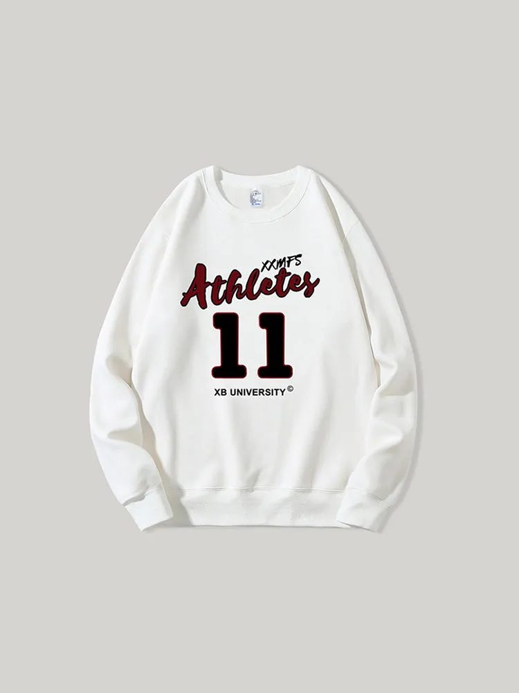 Men'S Round-Neck Loose-Fit Sweatshirt sold by Oeyes product image thumbnail 2