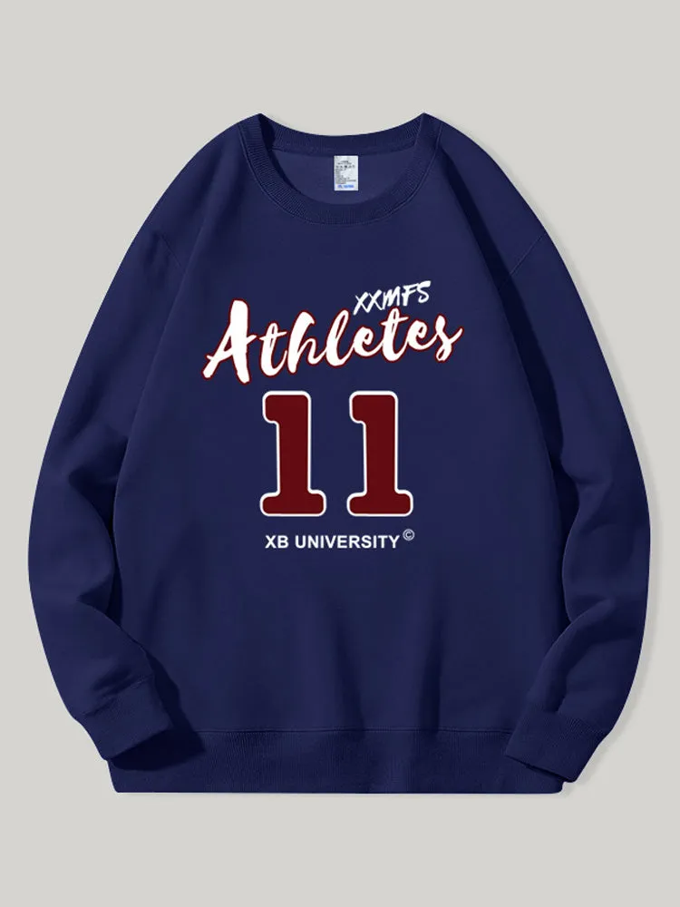 Men'S Round-Neck Loose-Fit Sweatshirt sold by Oeyes