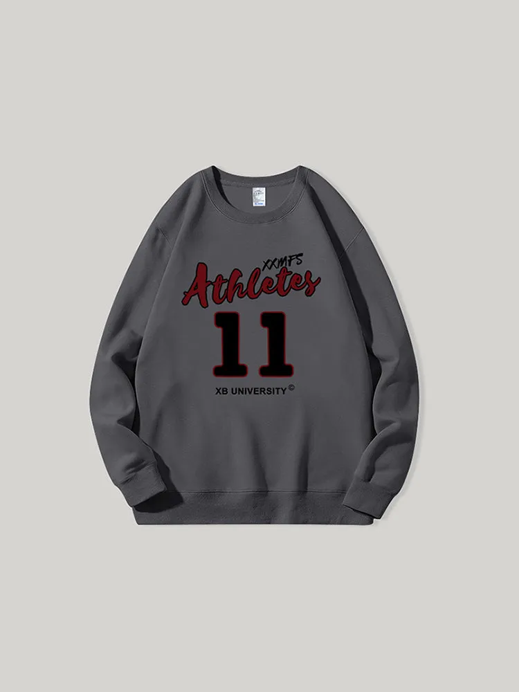 Men'S Round-Neck Loose-Fit Sweatshirt sold by Oeyes product image thumbnail 5