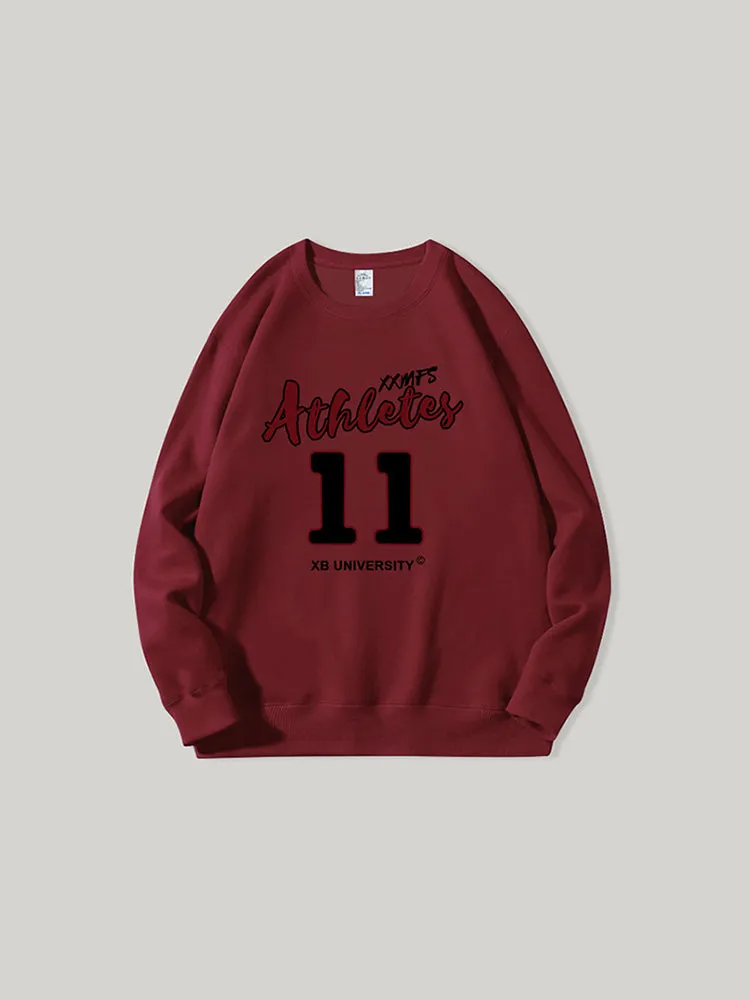 Men'S Round-Neck Loose-Fit Sweatshirt sold by Oeyes product image thumbnail 4