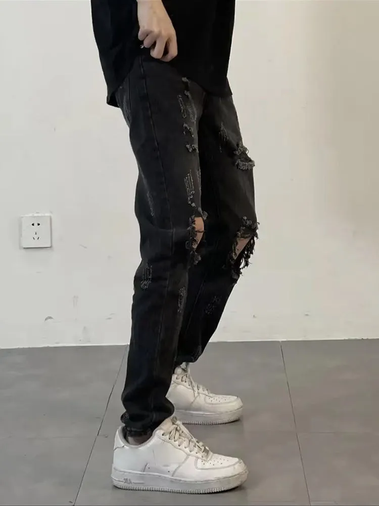 Men'S Vintage Ripped Jeans sold by Oeyes product image thumbnail 2