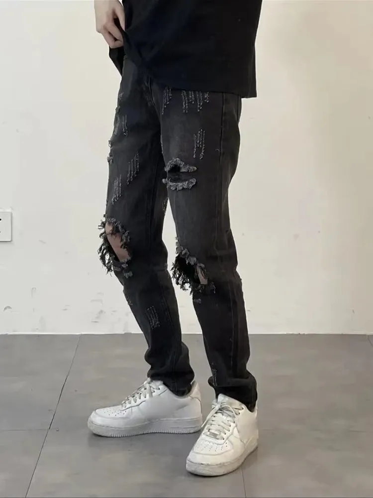 Men'S Vintage Ripped Jeans sold by Oeyes product image thumbnail 3
