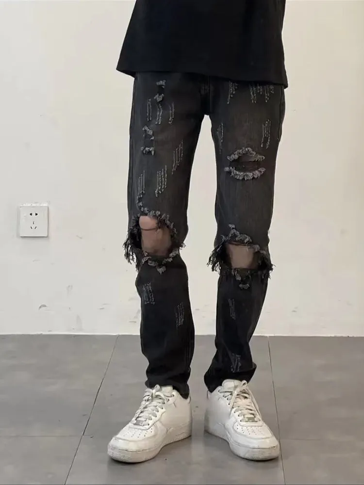 Men'S Vintage Ripped Jeans sold by Oeyes