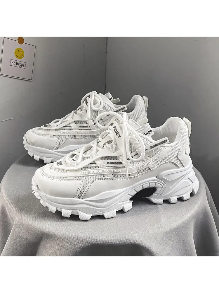 New Fashion Tyre Bottom Solid Color Stylish Clunky Sneakers sold by Oeyes product image thumbnail 4
