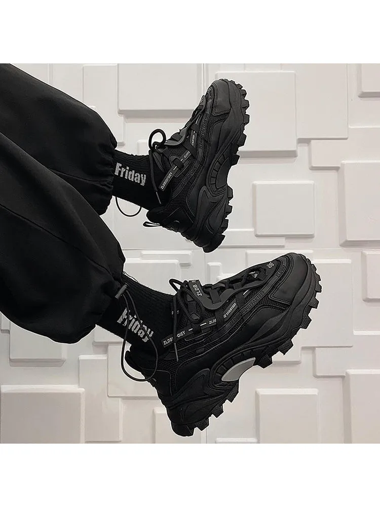 New Fashion Tyre Bottom Solid Color Stylish Clunky Sneakers sold by Oeyes product image thumbnail 3