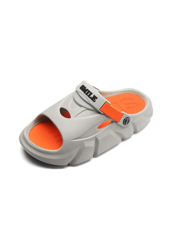 Men's Anti-Slip Contrast Color Casual Slipper&Sandals sold by Oeyes